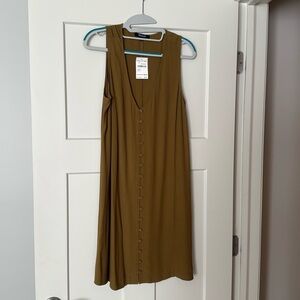 Madewell heather button front dress